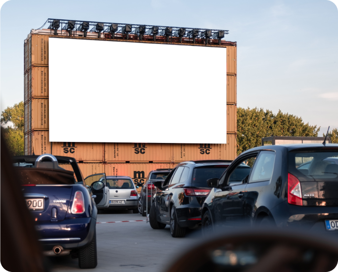 Over 12+ Hosts where you can stay overnight and enjoy drive-in movies