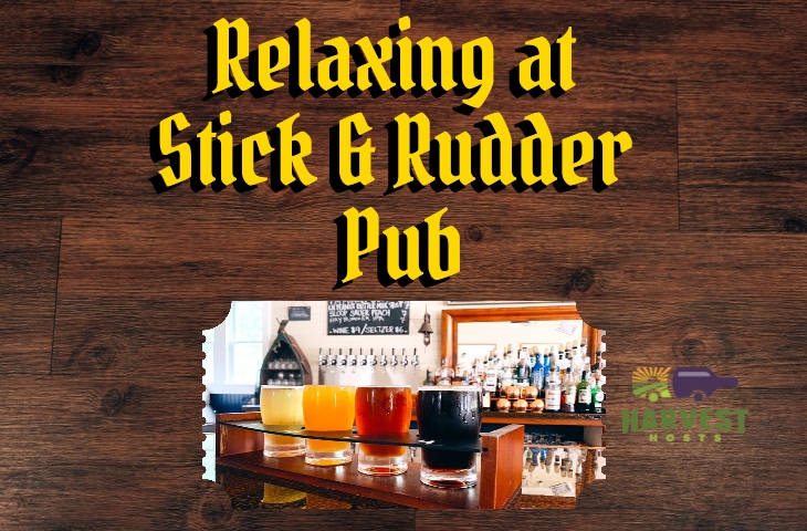 Relaxing at Stick and Rudder Public House