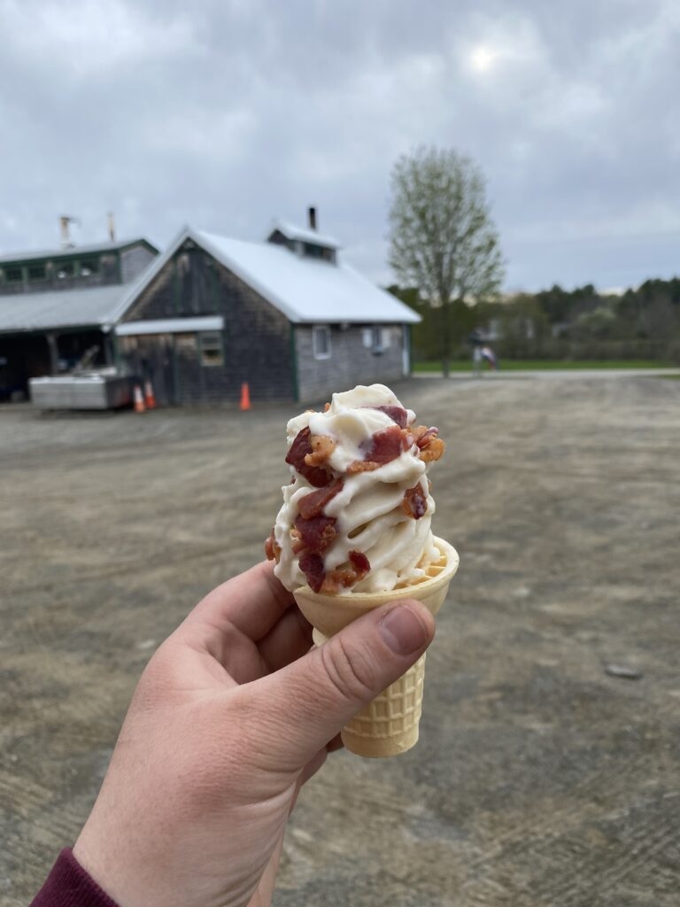 They produce incredible maple products in their on-site sugar shack!