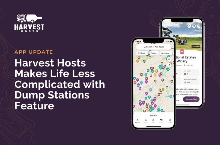 Harvest Hosts Makes Life Less Complicated with Dump Stations Feature