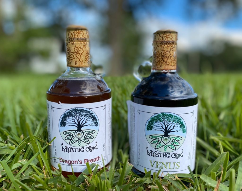 Jim makes a variety of red, white, fruit-based, and mead wines.