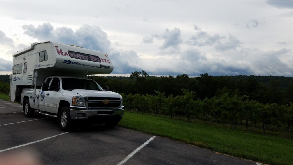 Harvest Hosts members can park here for free overnight.