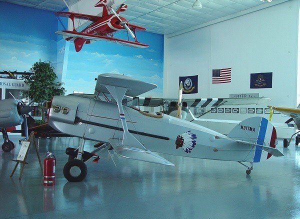 Several plane displays can be found inside the museum.