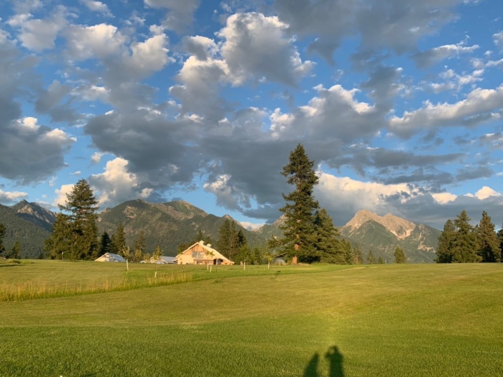 The beautiful Mission Mountains make for excellent views at Silver Knot.