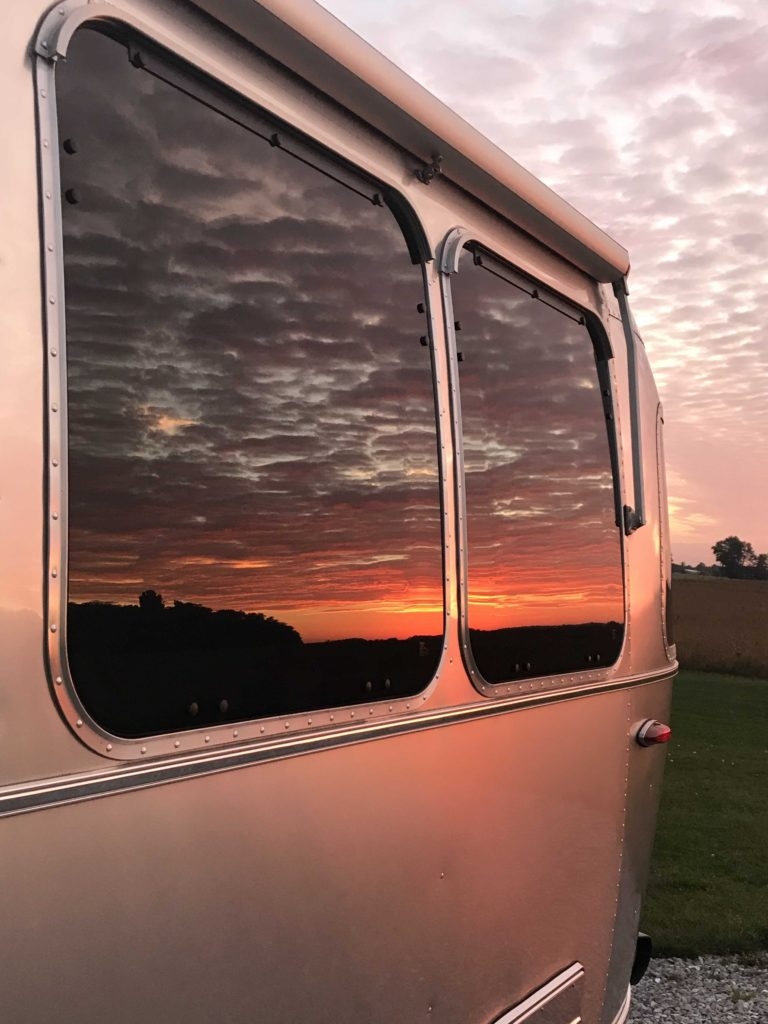 Sunsets at Hartland Winery are fantastic.