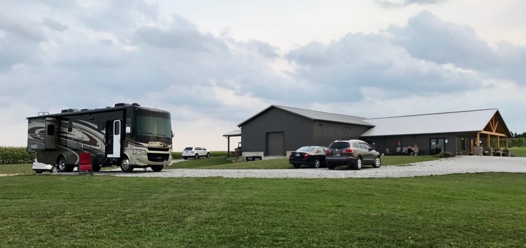 Harvest Hosts members can stay overnight for free.