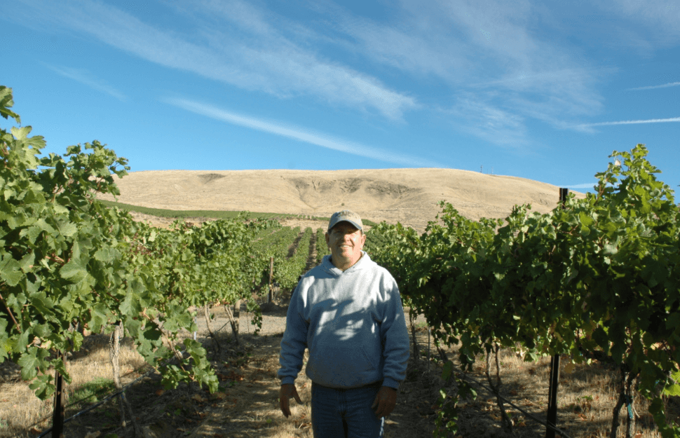 Clint, the winery's owner, creates wines made from Washington's grapes.