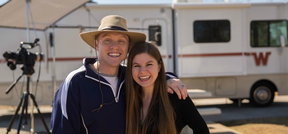 Podcasts are a great way to learn information about RV life and RV adventures.