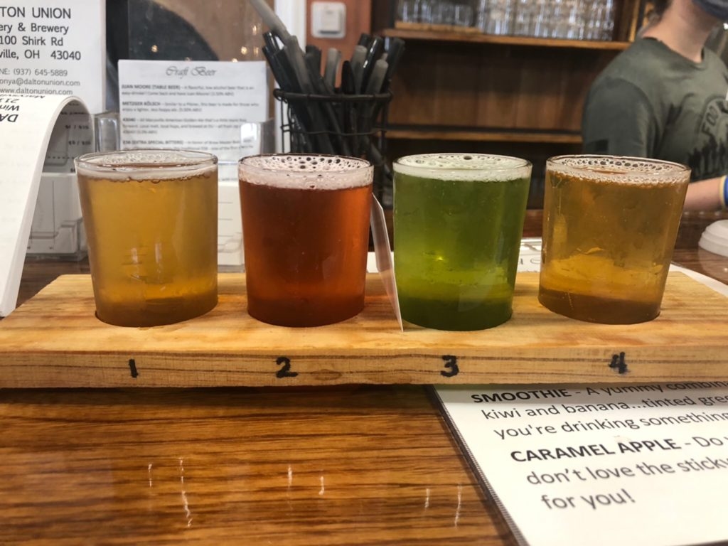 The winery and brewery features fantastic wines and brews.