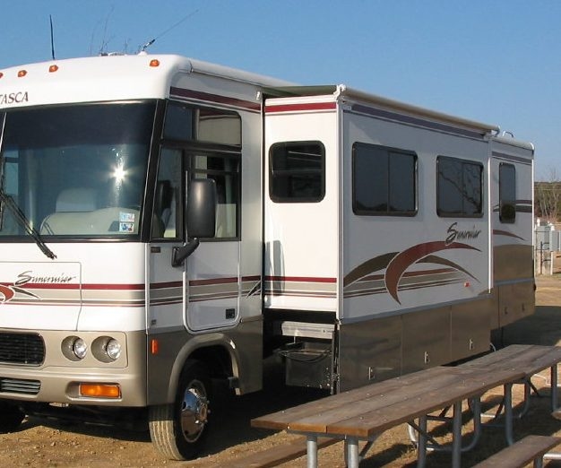 Regularly lubricate your RV slideouts as part of routine maintenance.