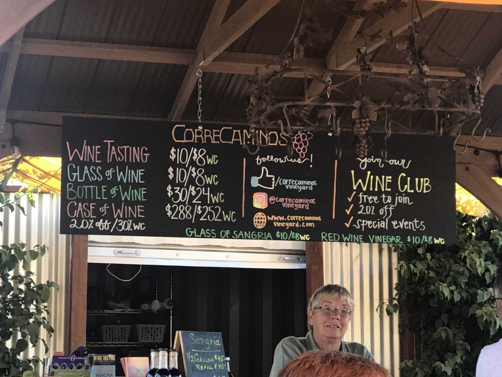 Correcaminos Vineyard is a unique and boutique winery in Ramona, California.