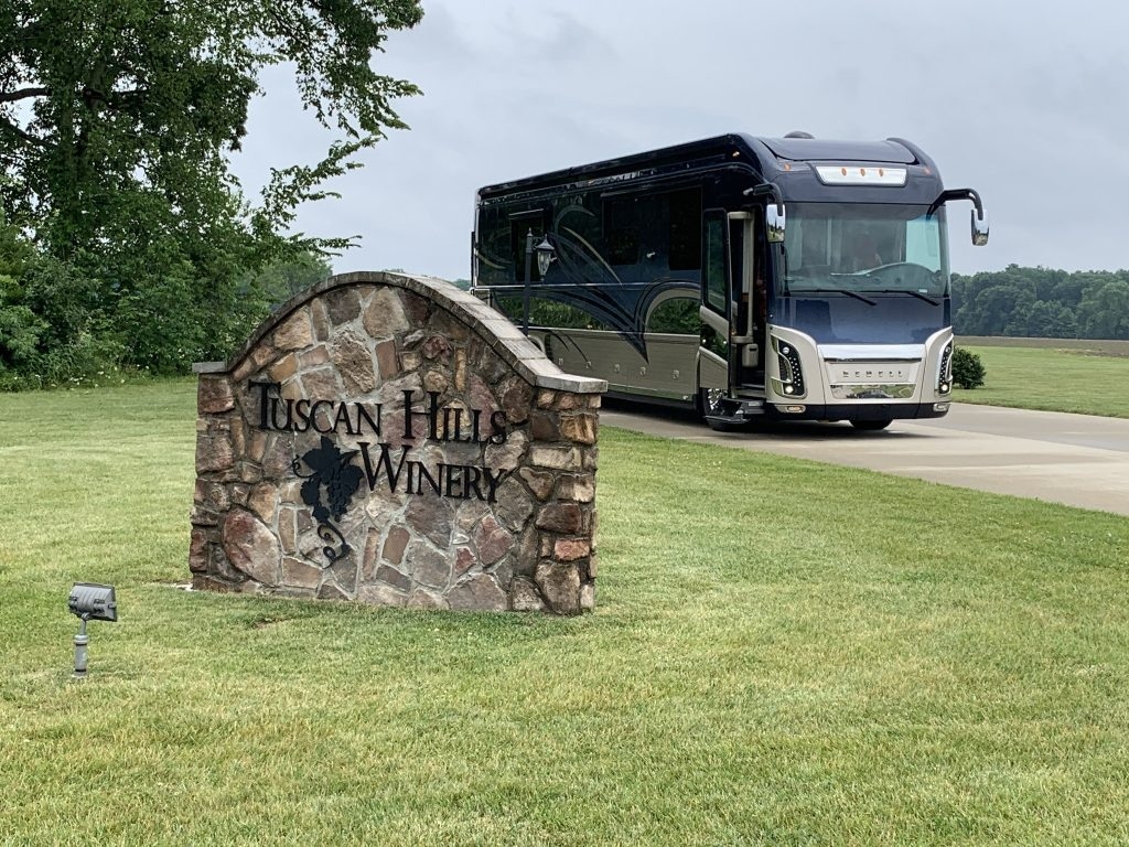 Tuscan Hills Winery became a Harvest Hosts location in December 2017.