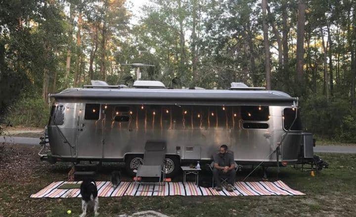 A seasonal campsite is the perfect place to perfect your outdoor set-up.