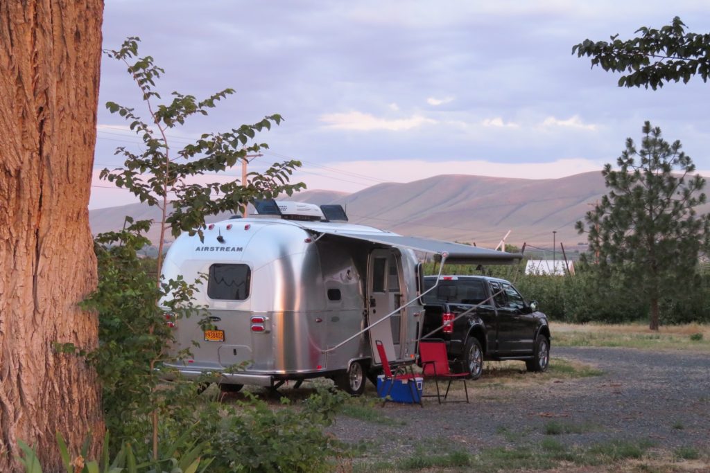 Purple Star Winery hosts an airstream on their beautiful property
