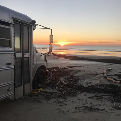 Bolivar Flats is one of the nicest free campsites on the Texas Panhandle.