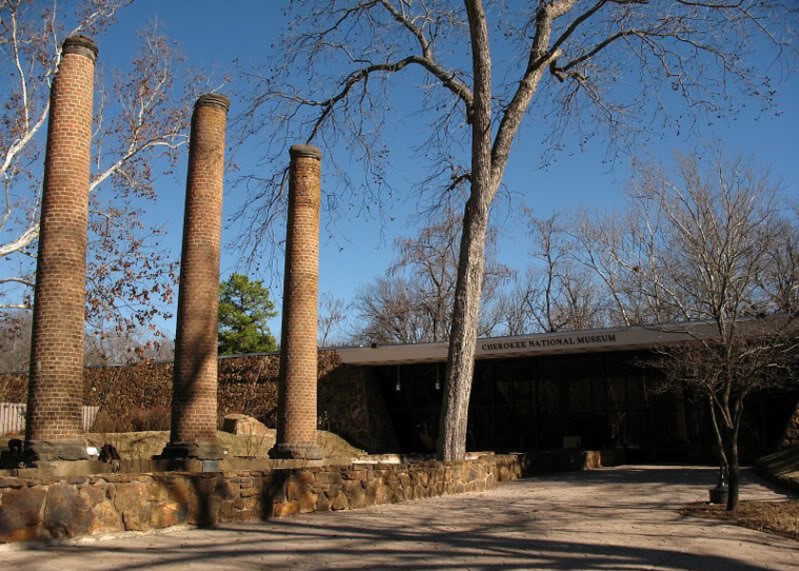The heritage center is located in the heart of the Cherokee nation.