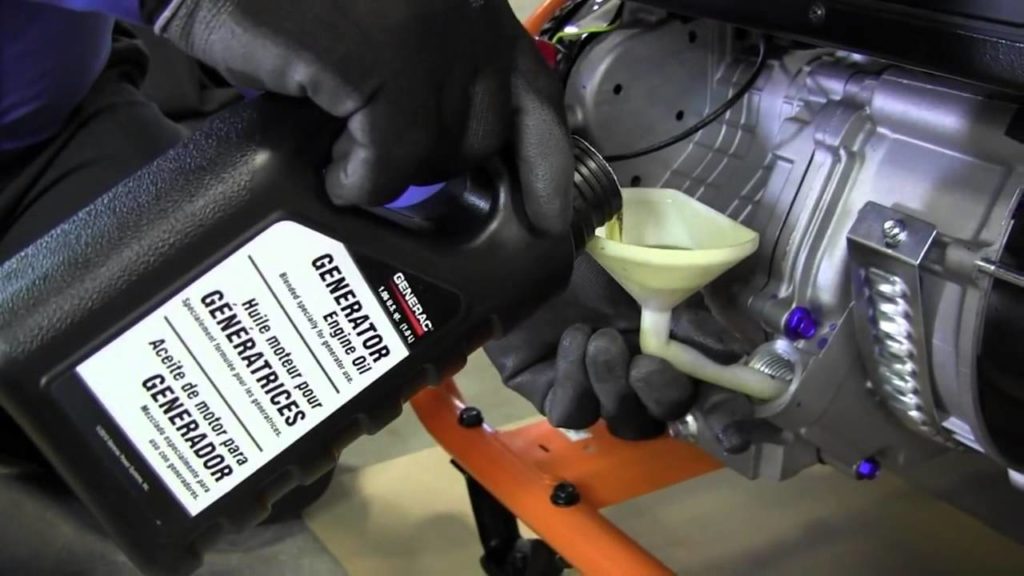 Changing the oil in your generator should be done every 150 hours.