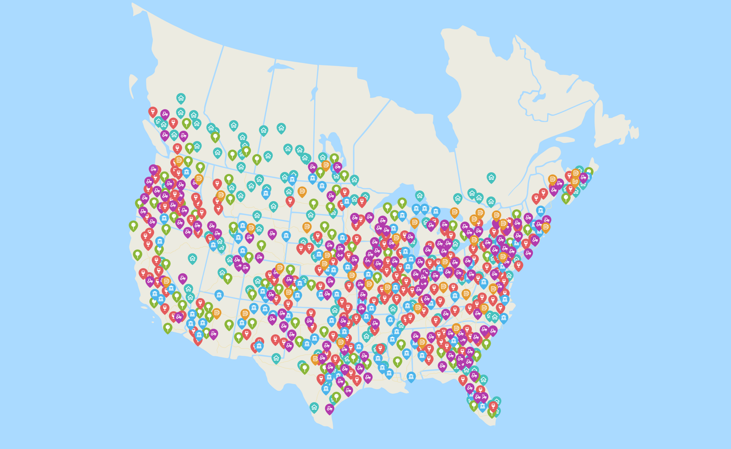 How to Use the Harvest Hosts Map Search Feature