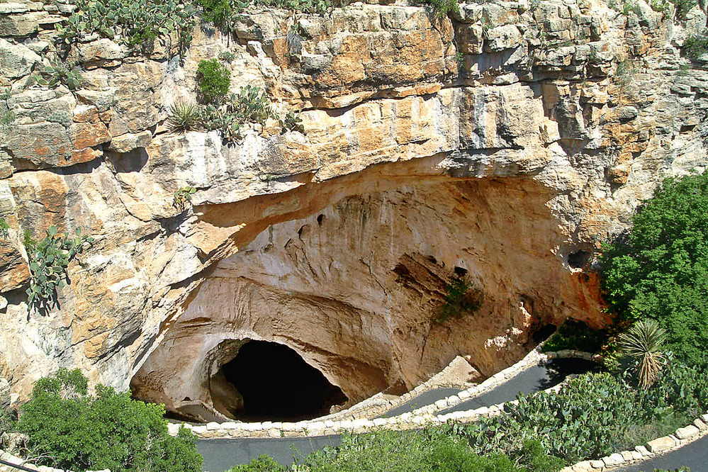 Natural Entrance to Carlsbad Cavern