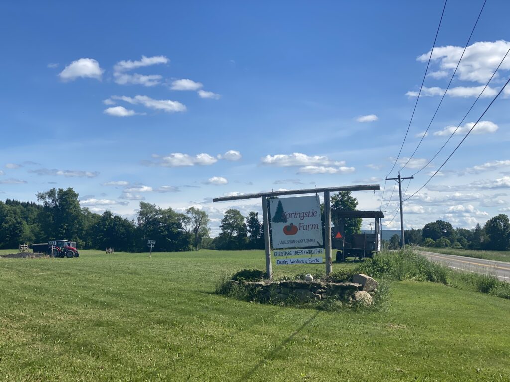 Springside Farm is one of our awesome host locations in upstate New York.