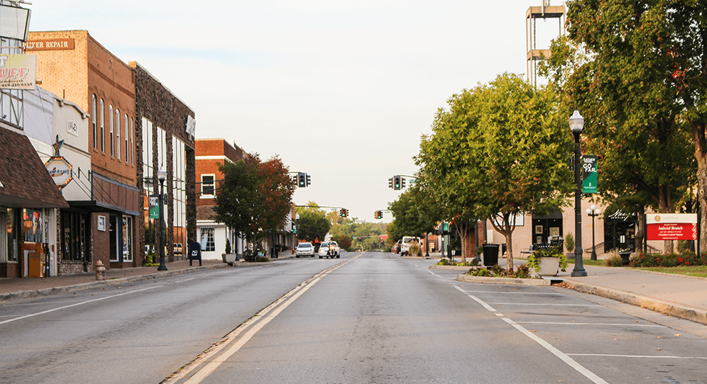 Downtown Tahlequah was designated as one of the top 100 best small towns in America.