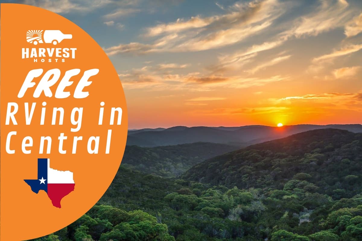 Free RVing in Central Texas