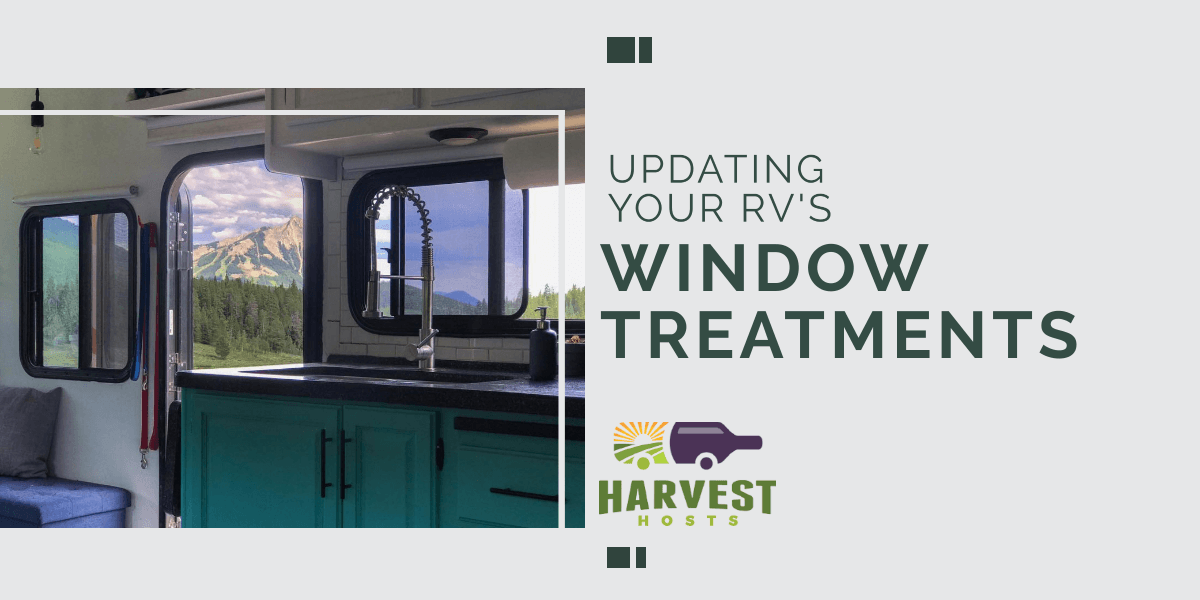 Updating your RV's Window Treatments