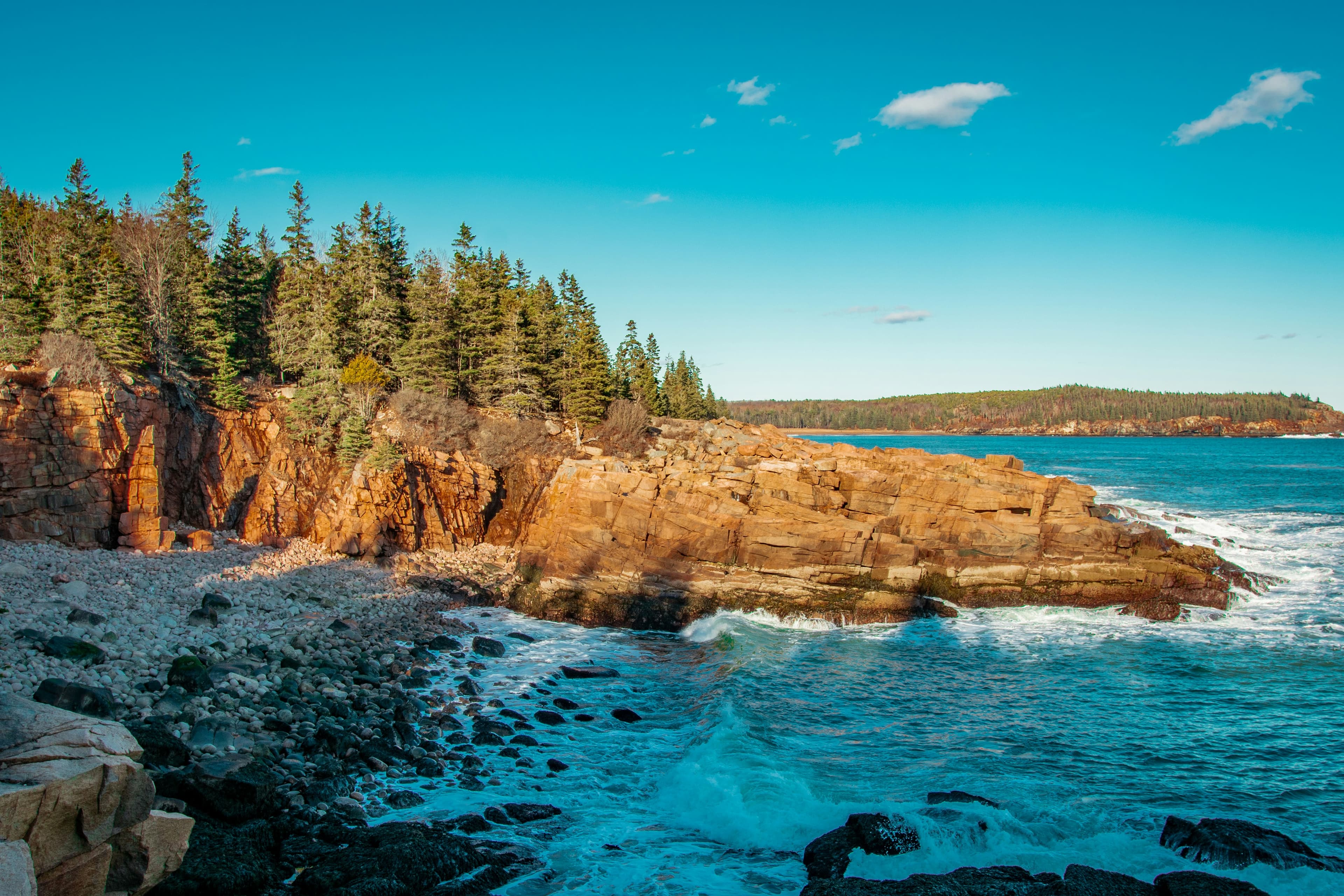 Scenic view of Acadia landscape