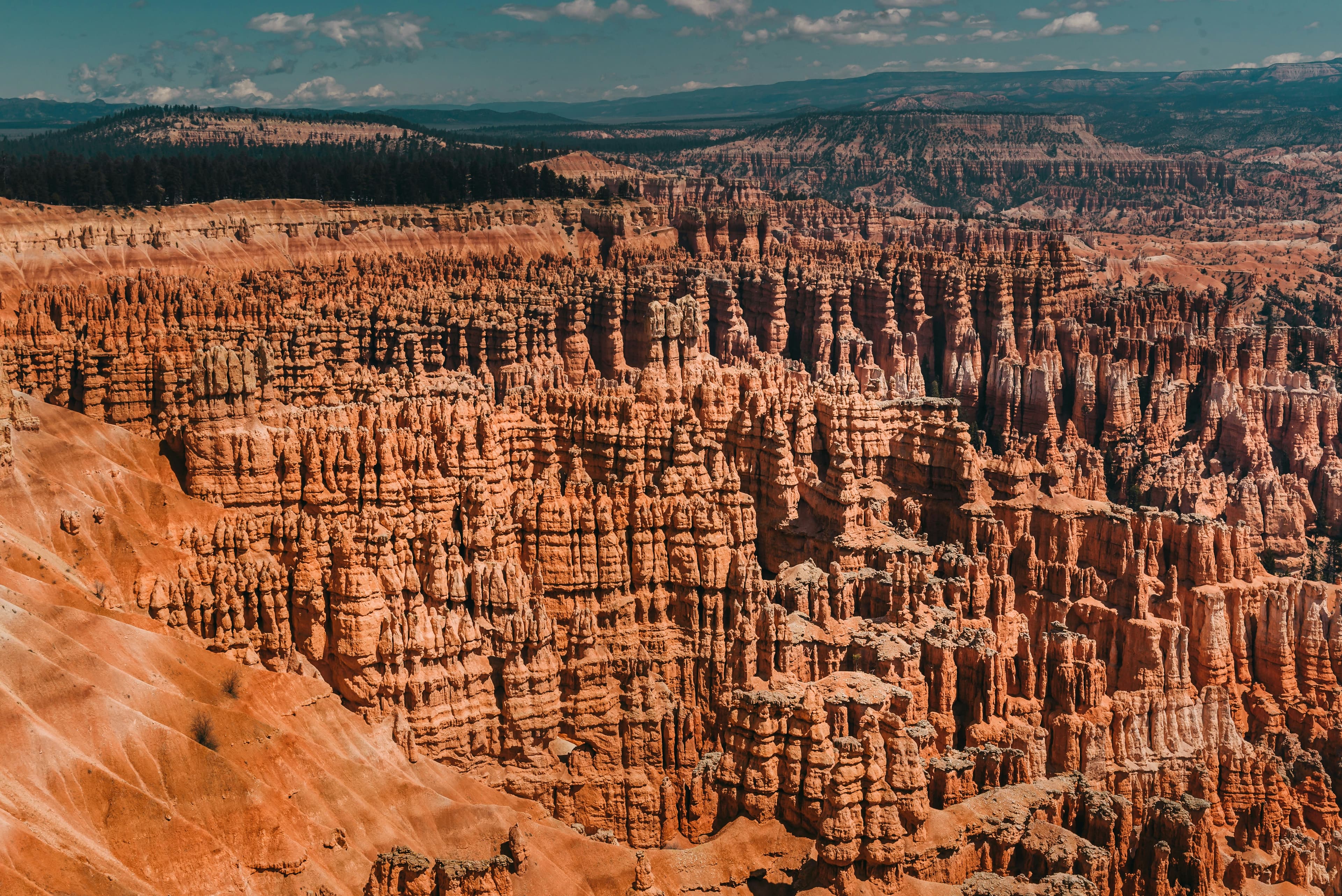 Scenic view of Bryce Canyon landscape