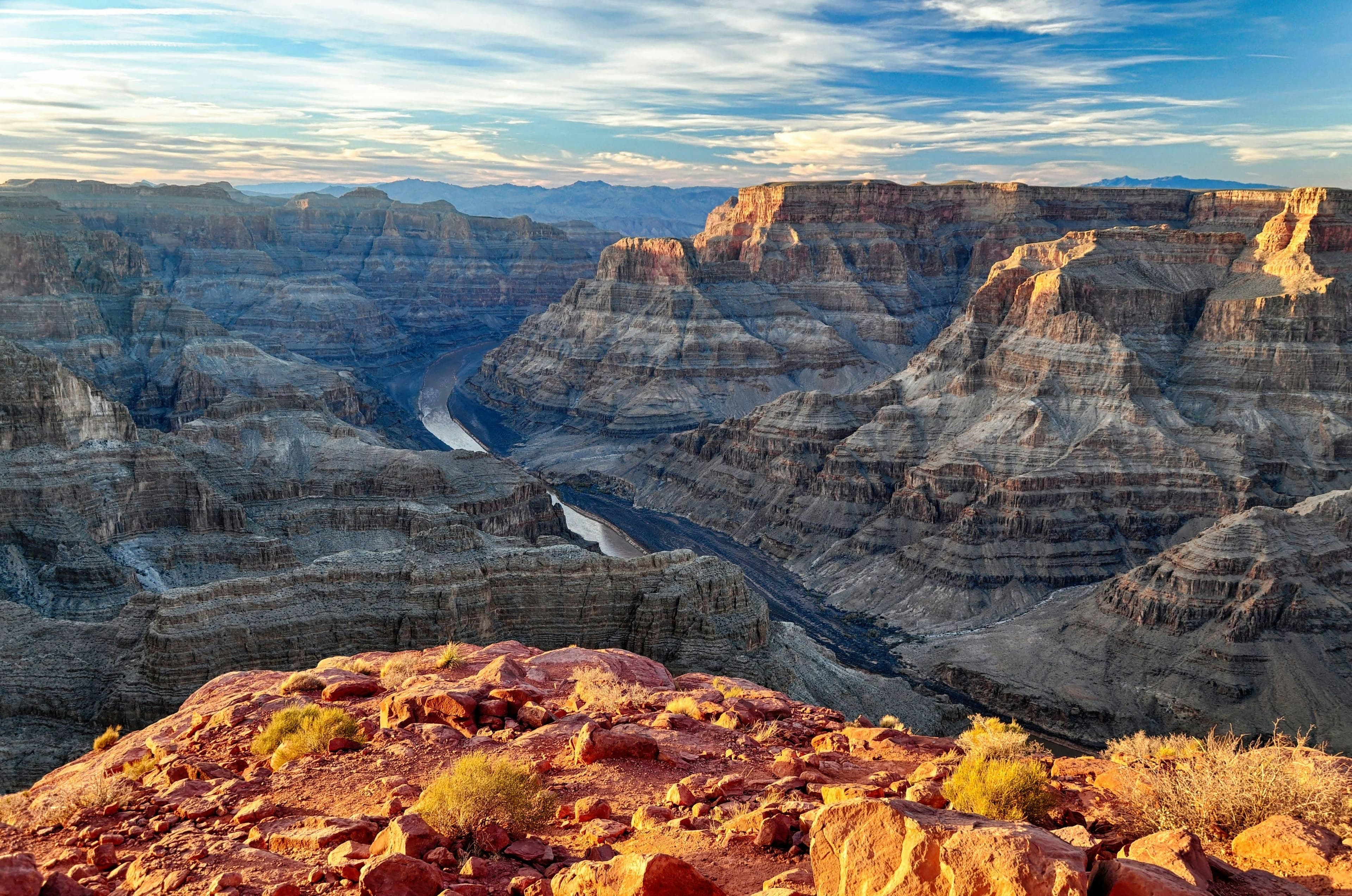 Scenic view of Grand Canyon landscape