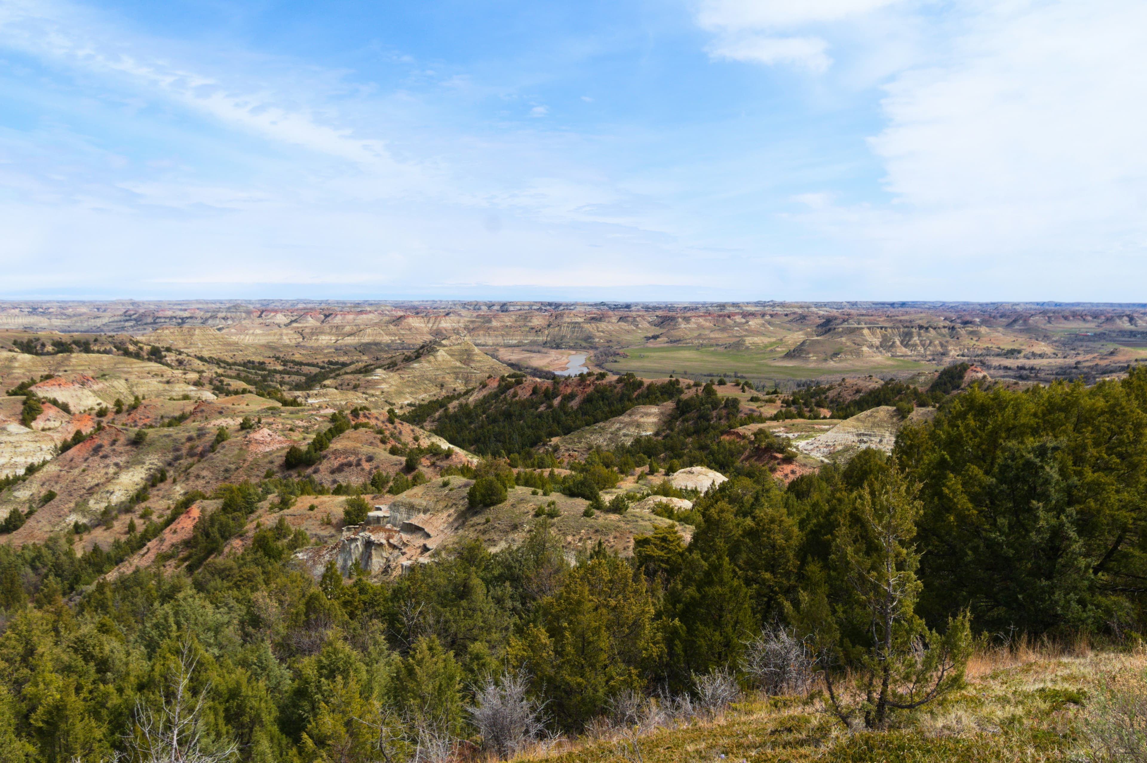 Scenic view of Theodore Roosevelt landscape