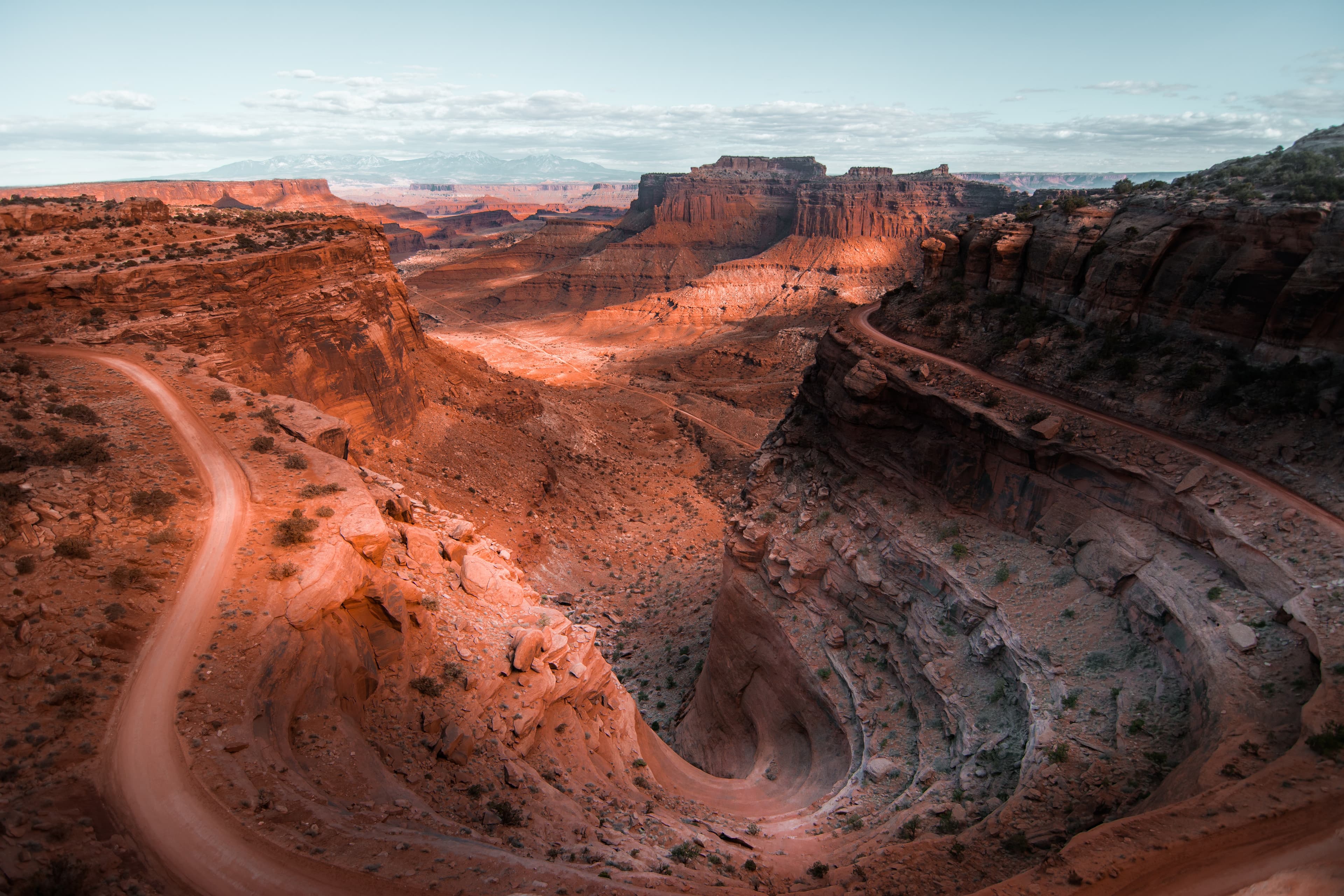 Scenic view of Canyonlands landscape