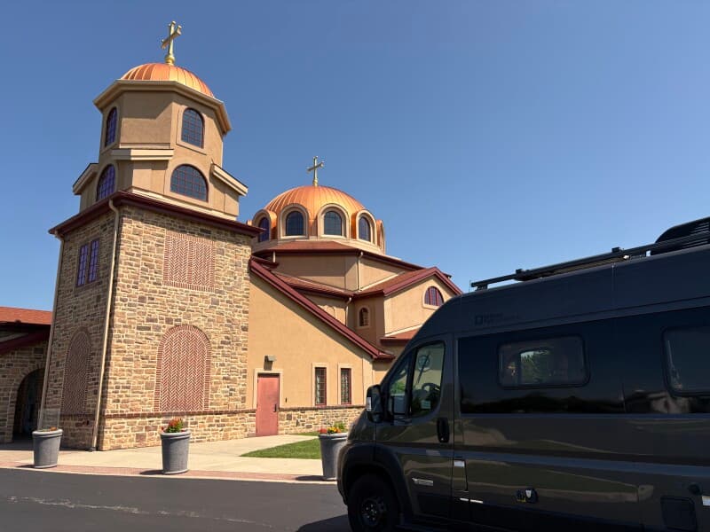 Attraction stay at Tranquil Church Grounds RV Stop