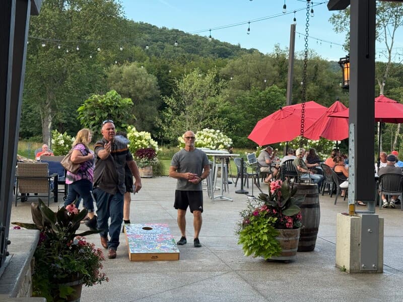 Brewery stay at Allegany Hills Microbrewery & Pizzeria