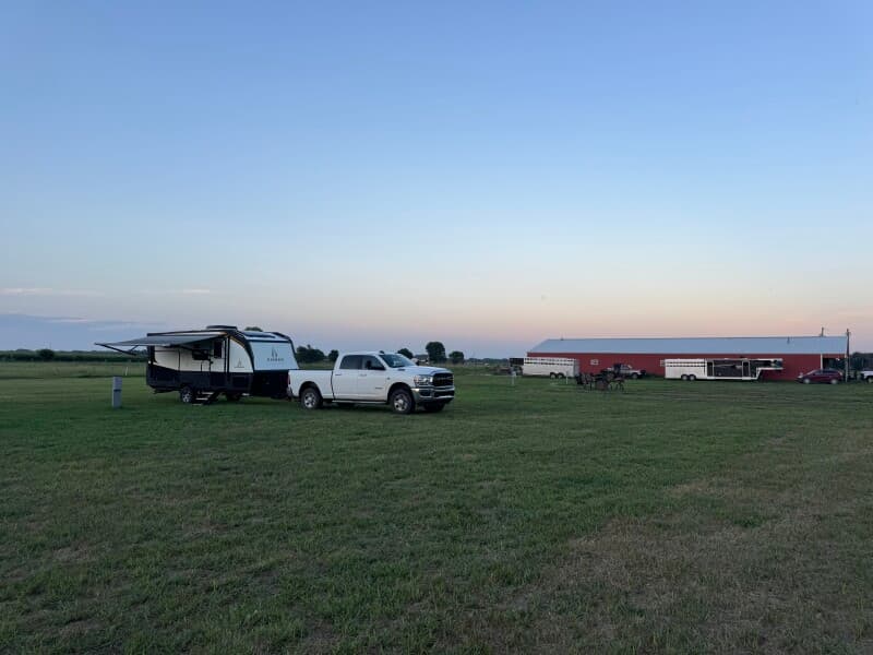 Farm stay at Harvest Hosts Farm